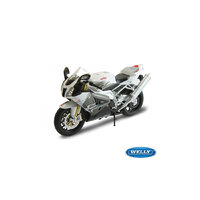 WELLY MODEL 1:10 APRILIA RSV 1000 R BÍLÁ